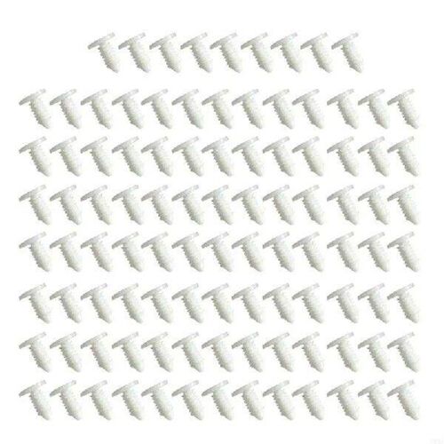 G32A 100 Pcs Plastic Rivets Fasteners with 4.5mm Diameter