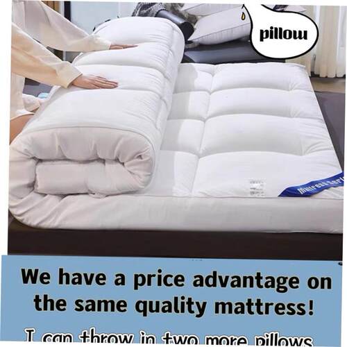10cm Hotel soft bed mattress床垫 folding mattress topper pad