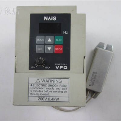 Panasoni 变频器 VF0 BFV00042GK 0.4KW 220V 实物拍摄