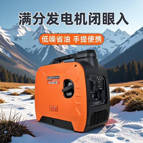 手提静音汽油发电机2500W