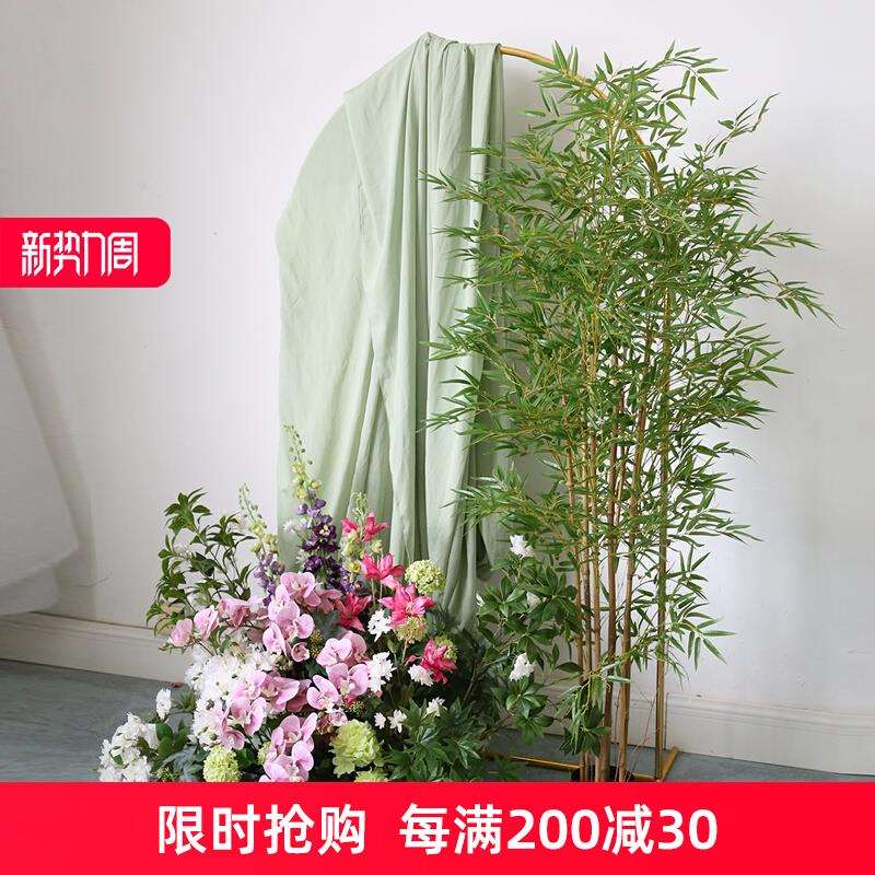 中式仿真花艺摆件蝴蝶兰绿植造景假植物橱窗玄关摆设轻奢仿生景观