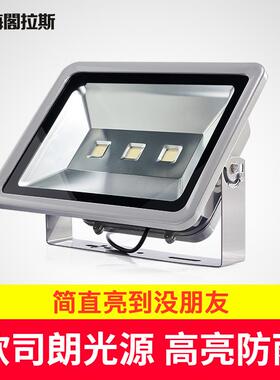 LED投光灯100W50W150W200W 工矿灯泛光灯路灯户外室外防水投射灯