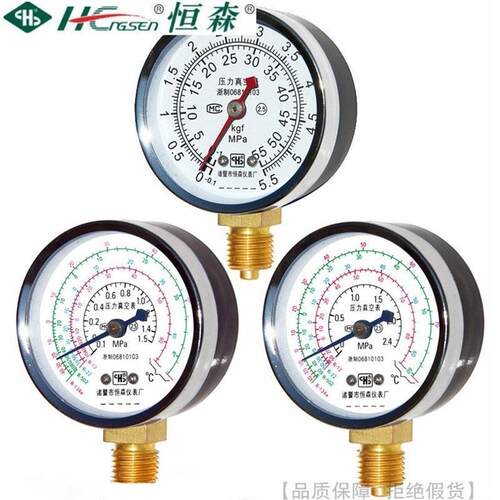 HengSen/恒森真空压力表YLB-60B-01-L YLB-60B-01-H YLB-60B-02
