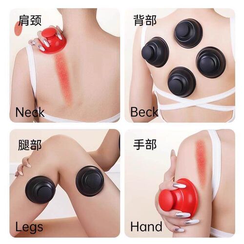 New Silicone Muscle Fascia Silicone Cupping Set - Soft Cups