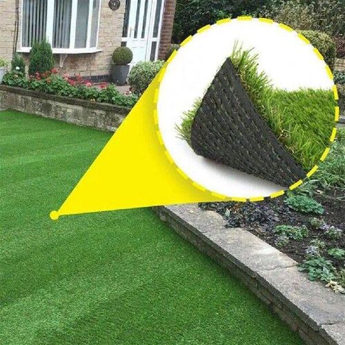 NEW High-Vivid Artificial Turf Grass Lawn Realistic Plastic