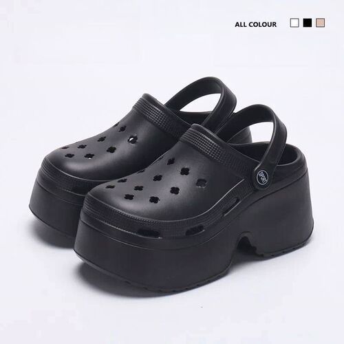 2025 Chunky Platform Clogs Shoes for Women Thick Bottom Non