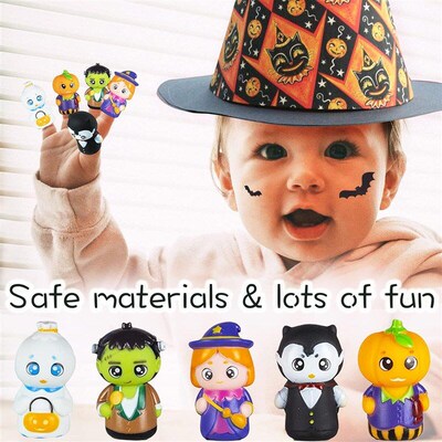 Halloween  Finger Puppets for Kids Tiny Hands Toys Toddlers