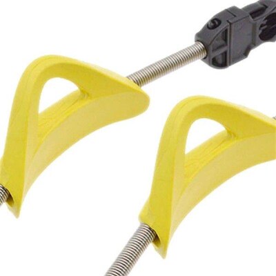 2pcs Flippers Heel Strings Spring Buckle Stainless Steel