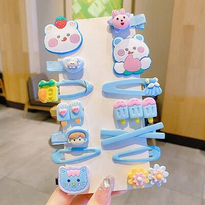 Girls color small hairpin childrens hair accesso