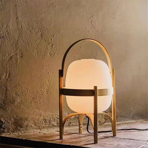 Cole Cestita Floor Lamp Art Modern Simple Led Wood Light Liv