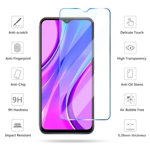 6IN1 HD Screen Tempered Glass For Redmi Note 11 10 9 S T Pro