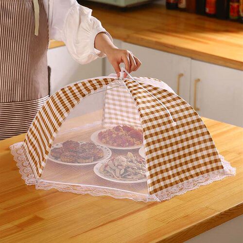 Large anti fly cover foldable cover vegetable umbrella dinin