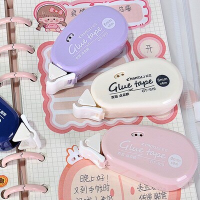 Creative Douible Sided Adhesive Dots Stick Roller Glue Tape
