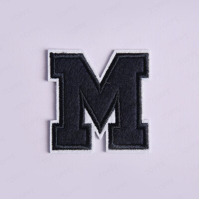 Navy Blue Letter Patch ABC DEF OPQ RST UVW XYZ Embroidery Pa