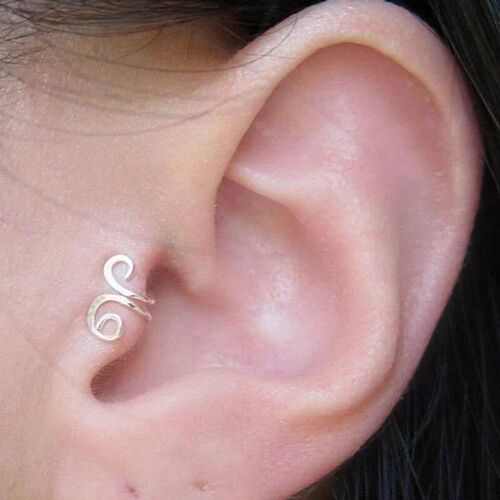 Fashion Totem Clip Earring for Women Without Piercing Cartil