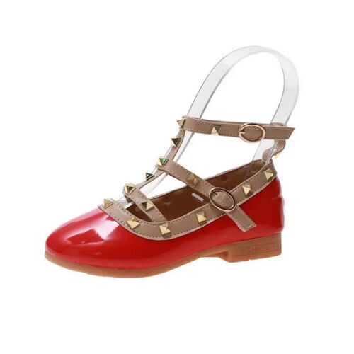 Girls Shoes Spring Children Shoes Girl Rivets Princess Autum