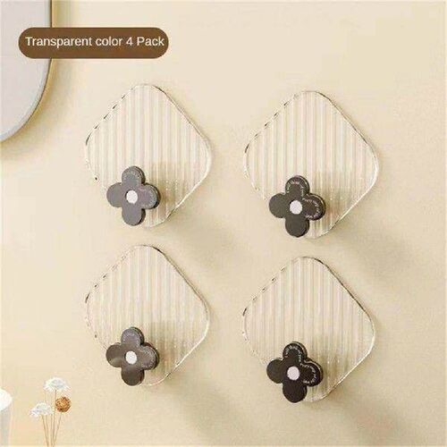 Multicolor New Hook Loadbearing Punchfree 4pcs Hook