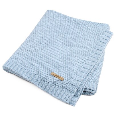Baby Blanket Knitted Newborn Swaddle Wrap Blankets Super Sof