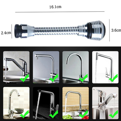 Kitchen Gadgets 2 Modes 360 Rotatable Bubbler High Pressure