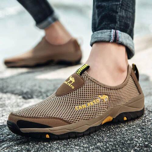Fashion Summer Shoes Men Casual Shoes Mesh outdoor Breathabl
