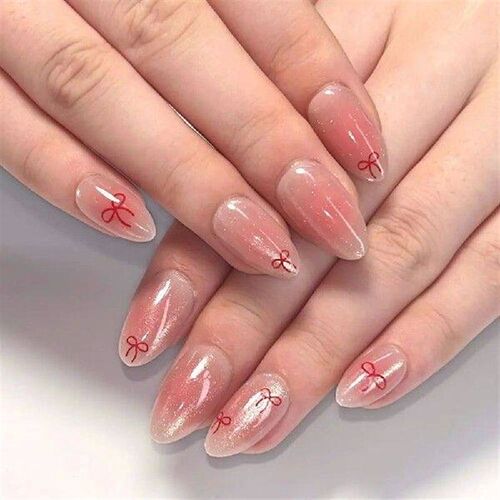 French False Nails Manicure Flowers Love Heart Butterfly
