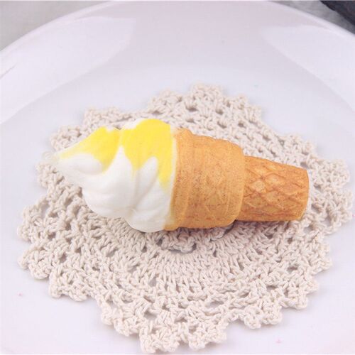 NEW 1pc Cute Ice Cream Simulation Squishy Colorful 10cm Cake