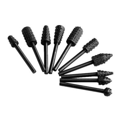 10pcs/Set Mini BI180 Grinding Head Rotary File Bits 适用于 E