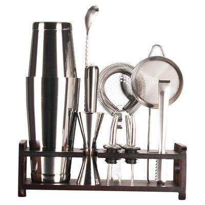 34不锈钢调酒吧套装酒吧调工酒具调酒师调酒用具酒M59641派对收0