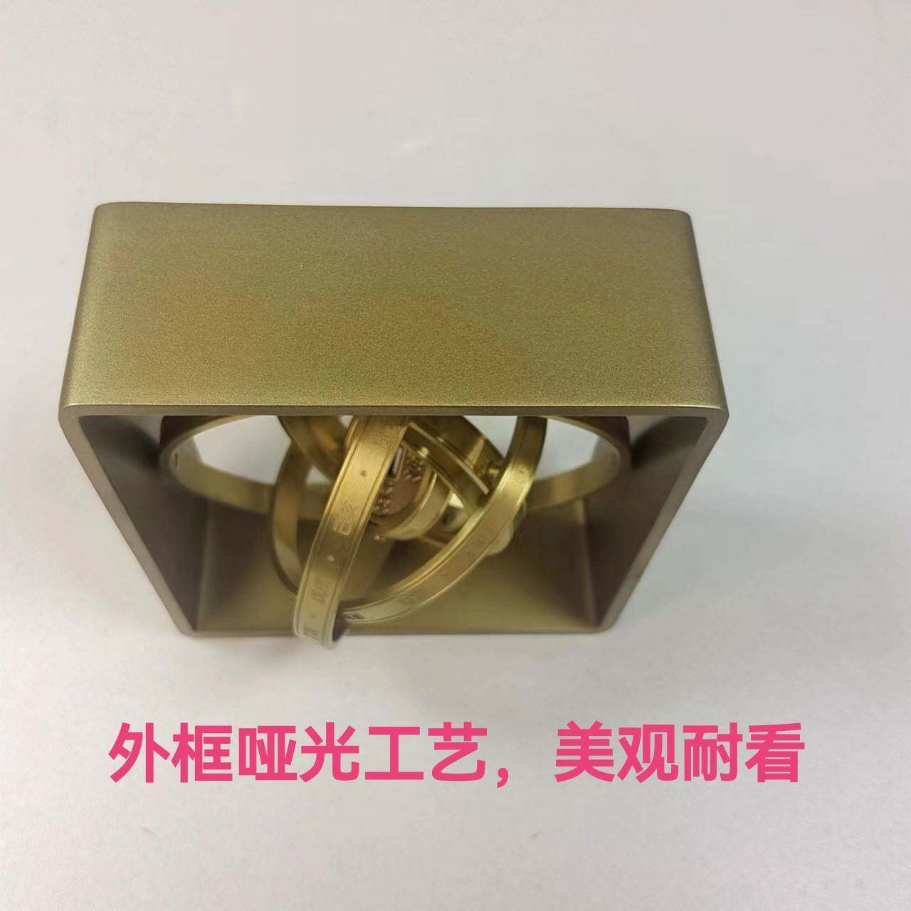 黄摆铜H001地浑天仪玄关式摆件地球天干支仪桌面浑天仪件时辰中摆
