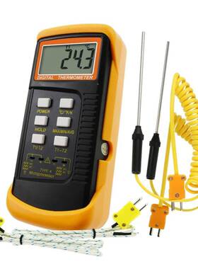 厂家直供双探金属温双通道温度计针k型热电偶度计测温仪DT-680680