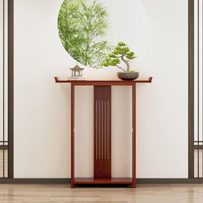 新中式玄关NLG禅意厅玄供桌现代简约客厅条门案端台景台玄关柜关