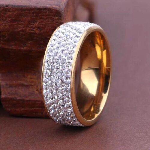 Hot Sale Vintage Retro Style Steel Ring for Women 5 Row Clea