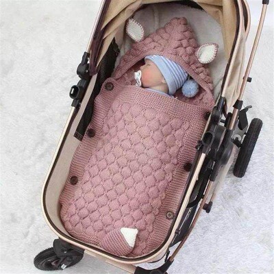 Winter Thick Newborn Sleeping Bag Baby Warm Diaper Blanket I