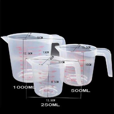 Measuring Volume Beaker Kitchen Baking Tools 250/500/1000ml