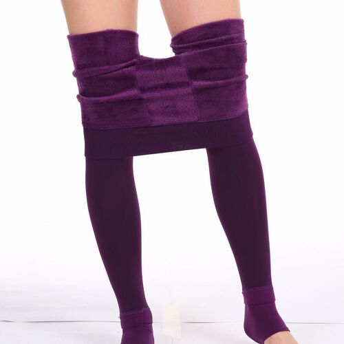 ATHVOTAR Warm Women Leggings Winter Snow Leggings High Waist