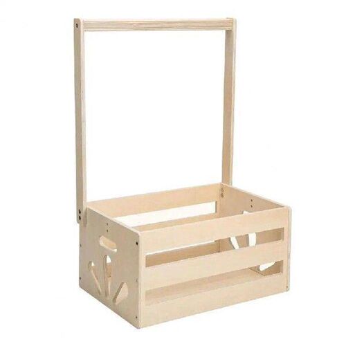 Space-saving Storage Rack Rustic Wooden Baby Shower Crate