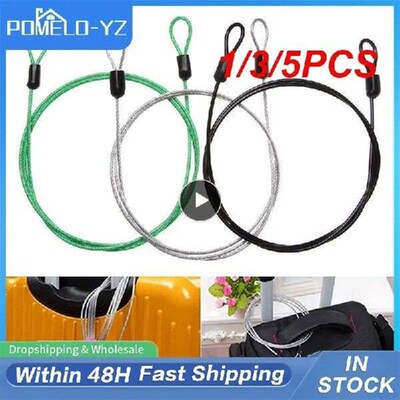 1/3/5PCS 1.5/2/3/4/5/6mm Stainless Steel Wire Rope Sling