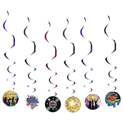 Disco Dancers Disposable Decorations Sets of Napkins Plates