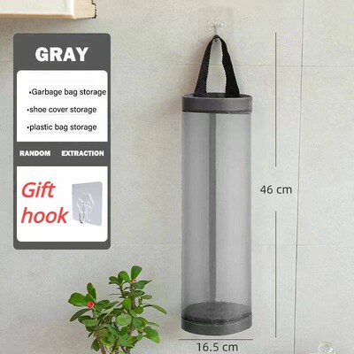 Home Grocery Bag Holder Wall Mount Plastic Bag Holder Dispen