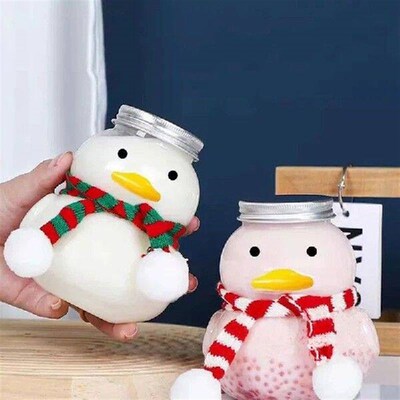 PET Water Bottles For Milk Tea Coffee Juice Portable