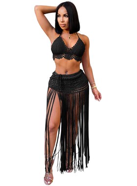 2025 Womens Fashion Crochet Beachwear SetFashion 2025 Croche