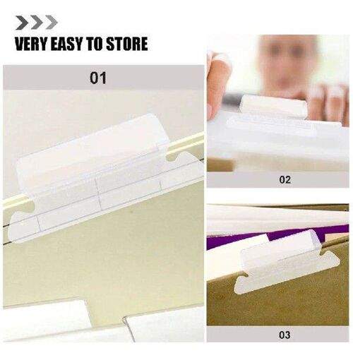 Pvc Label Holder File Tabs for Hanging Folders Document