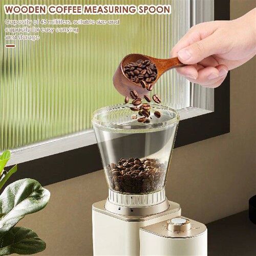 4 Pcs Wood Measuring Spoons 45ml Capacity Walnut Wood