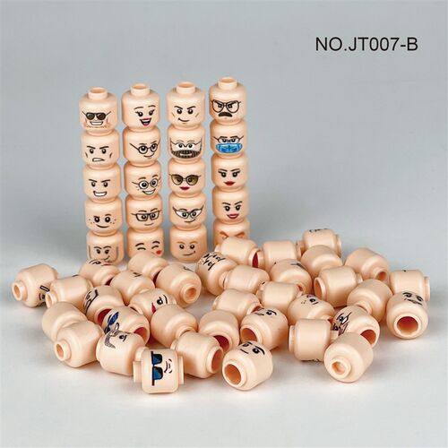 56pcs/lot Figure Head Faces Creative Laugh Cry Cute Facial E