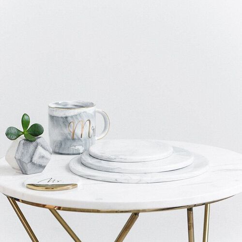 Tableware Marble Plates Cheese Cutting Boards Decorative Pas