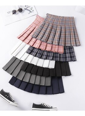 Skirts Spring Summer  Yk Womens Fashion  Black Mini Pleated