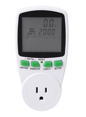 Easy to Read  Electricity Usage Meter Household Kilowatt Wat