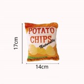 Crisps Plush Chew Dog Toy Squeaky Toys Pets Funny Filled