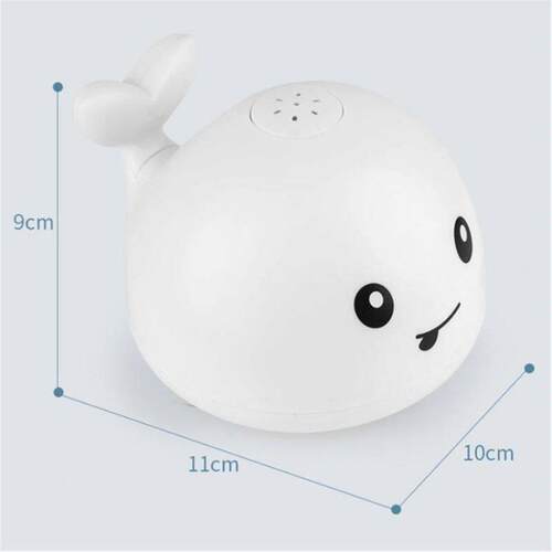 Baby Light Up Bath Tub Toys Whale Water Sprinkler Pool Toys