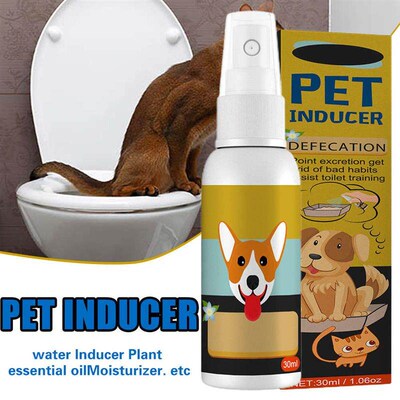 30ml Pet Positioning Defecation Inducer Spray Cat Dog Toilet